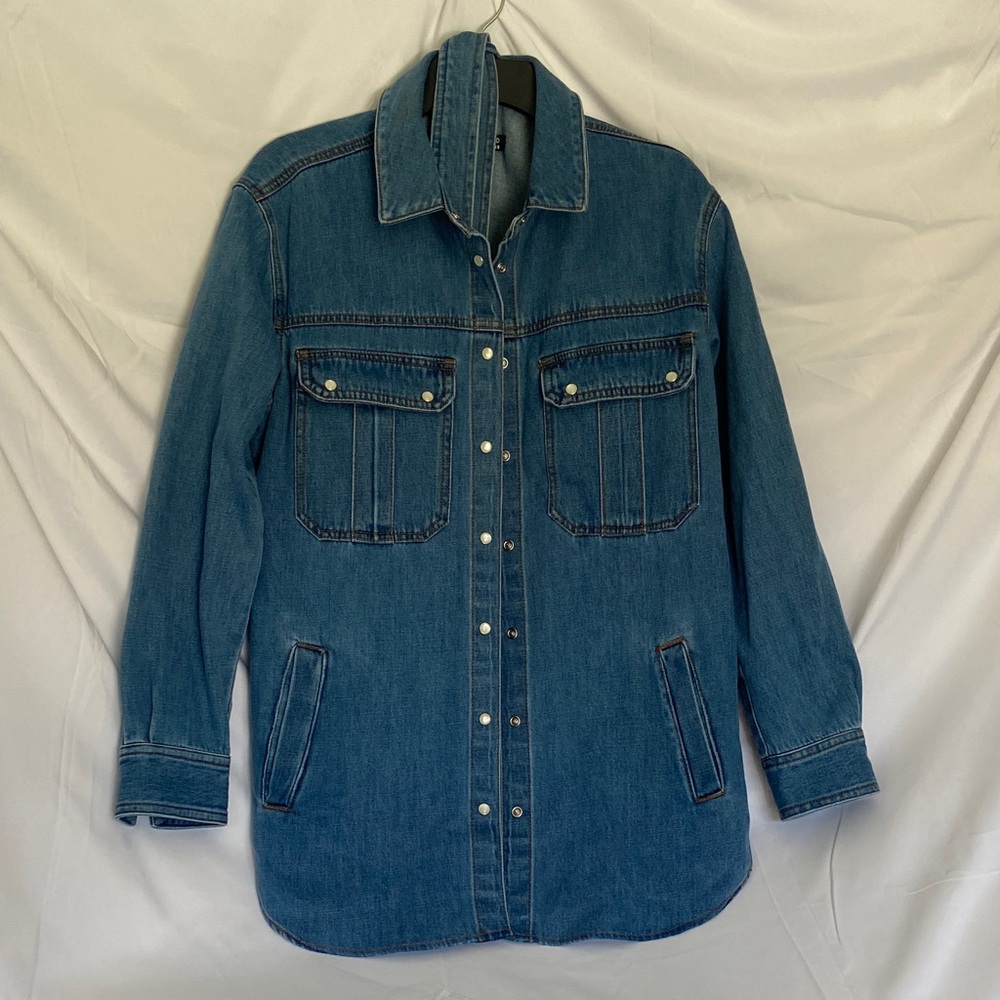 Women Blue Denim Jacket